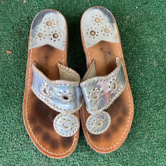 Jack Rogers Platinum Navajo Sandals - Picture 2 of 3